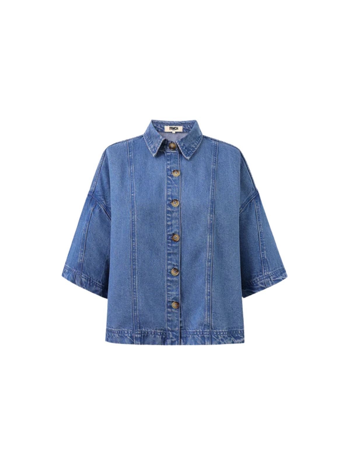 Short Sleeve Denim Shirt