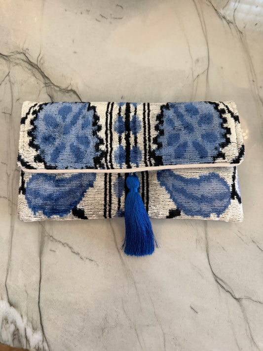 The Blaire Clutch - Sapphire Night