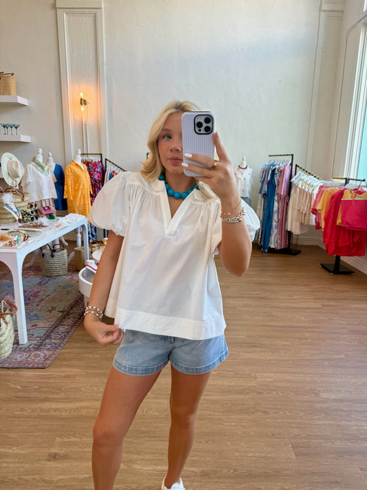 The James Top - Off White
