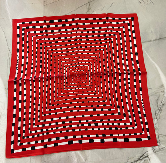 Red and Black Scarf