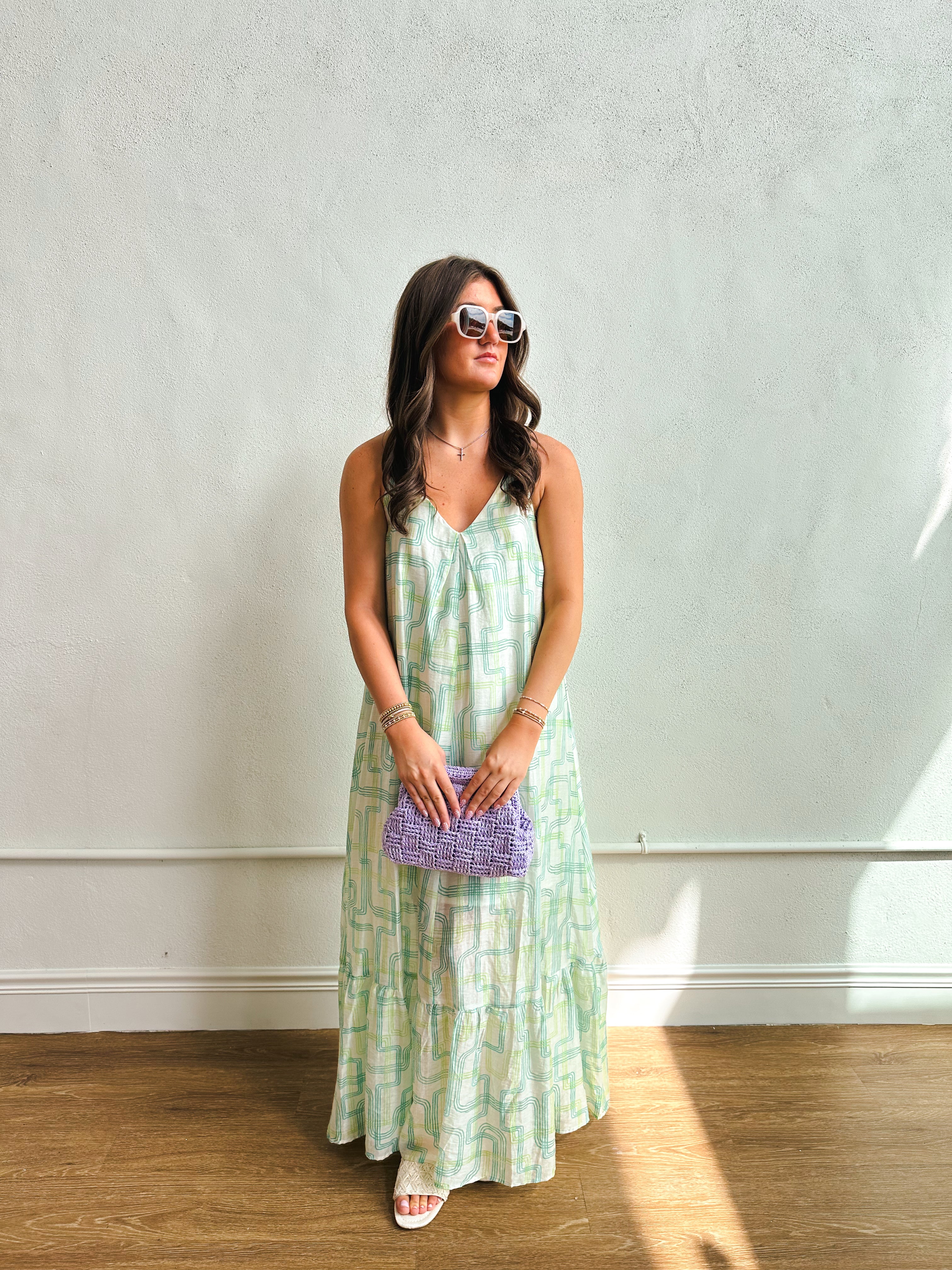 The Millie Patterned Maxi Dress