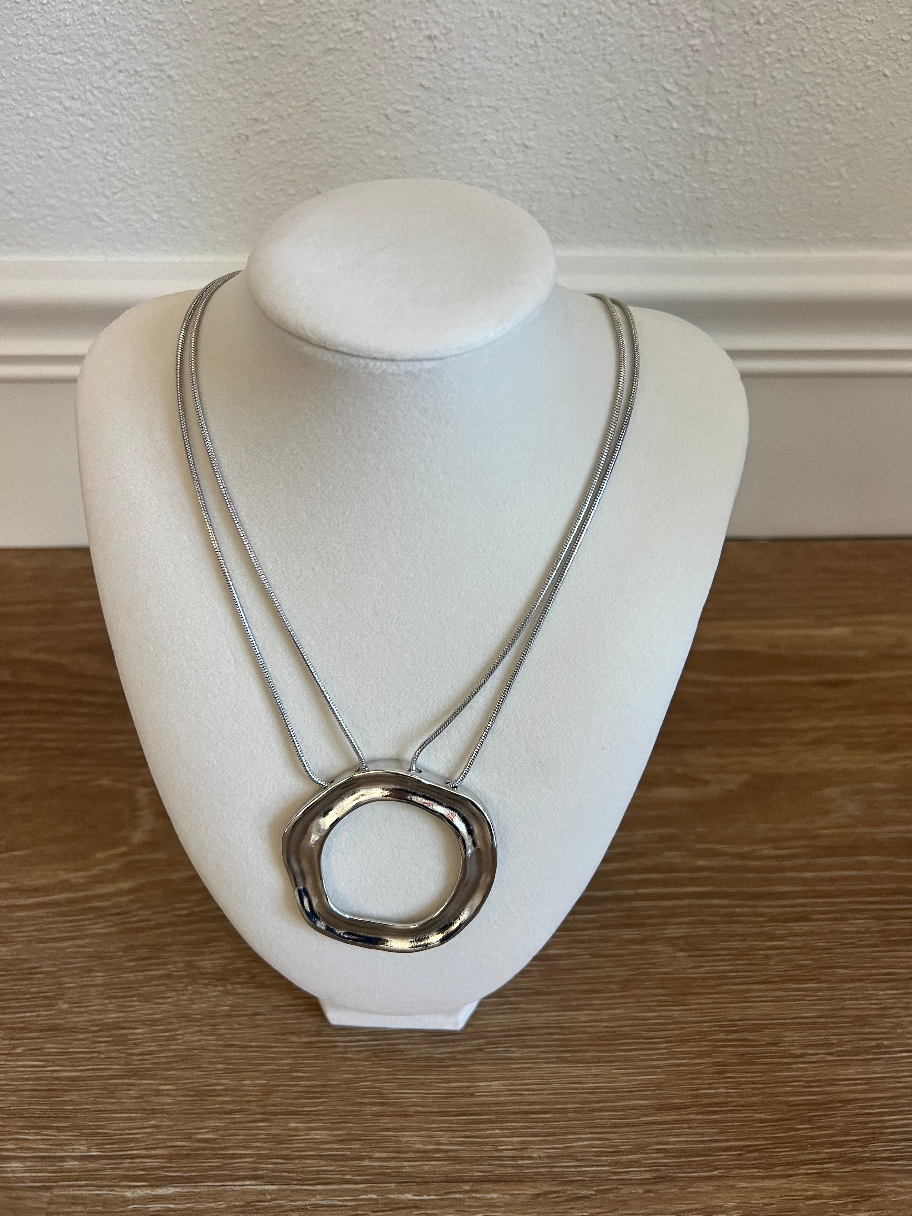The Silver Drop Necklace