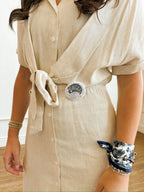 Alienor Beige Dress