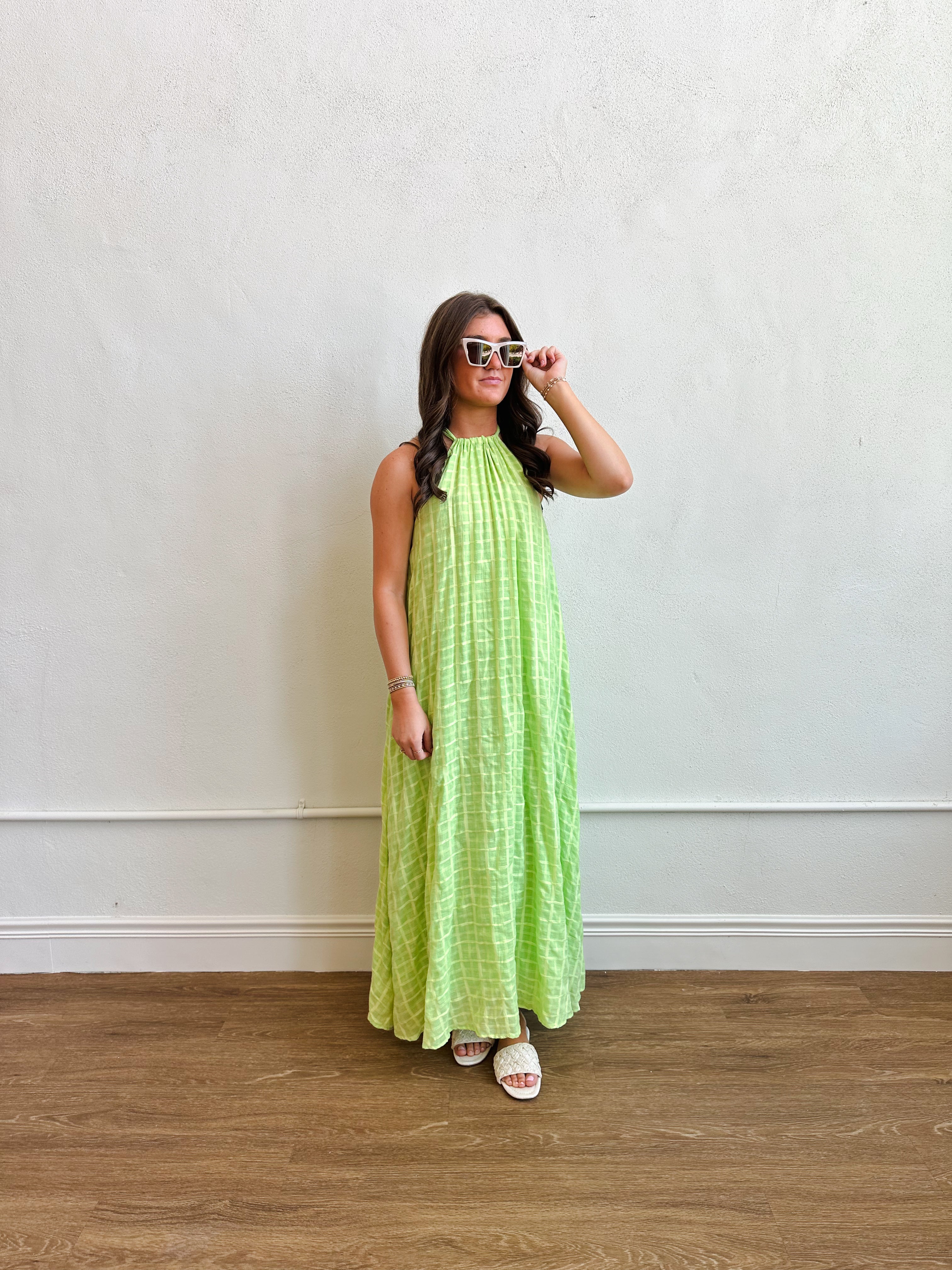Maxi Halter Dress