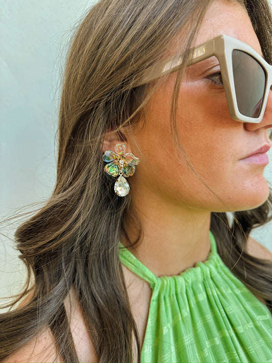 Acrylic Flower Earrings
