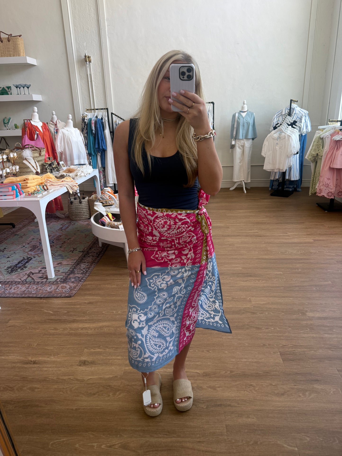Bright Multi Color Bandana Sarong
