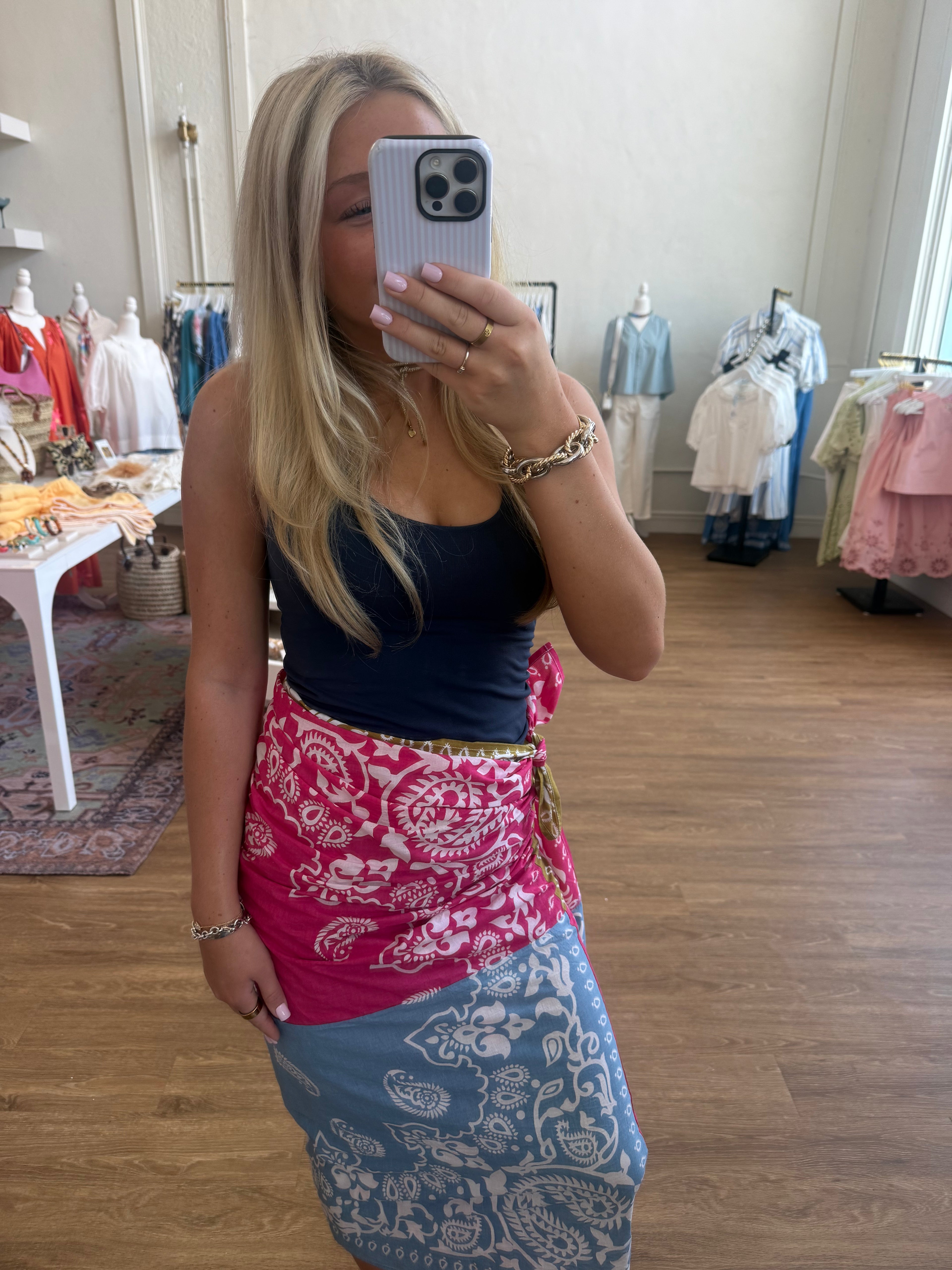 Bright Multi Color Bandana Sarong