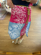 Bright Multi Color Bandana Sarong
