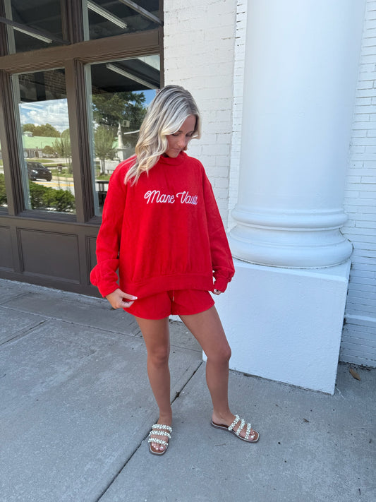 MV Terry Set - Red/White