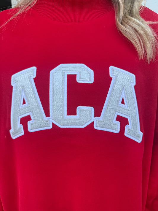 ACA Mock Neck - Red