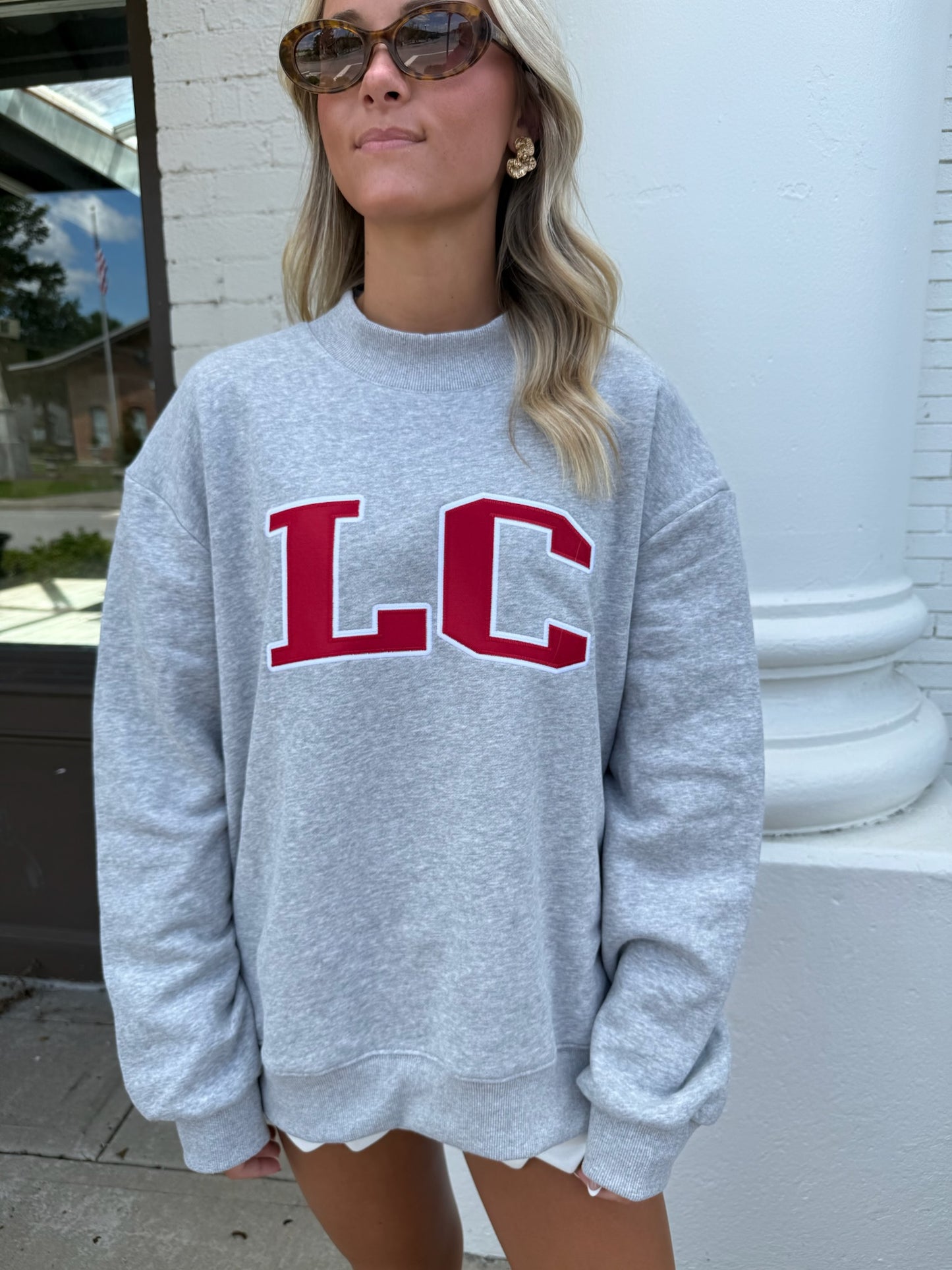 LC Mock Neck - Grey