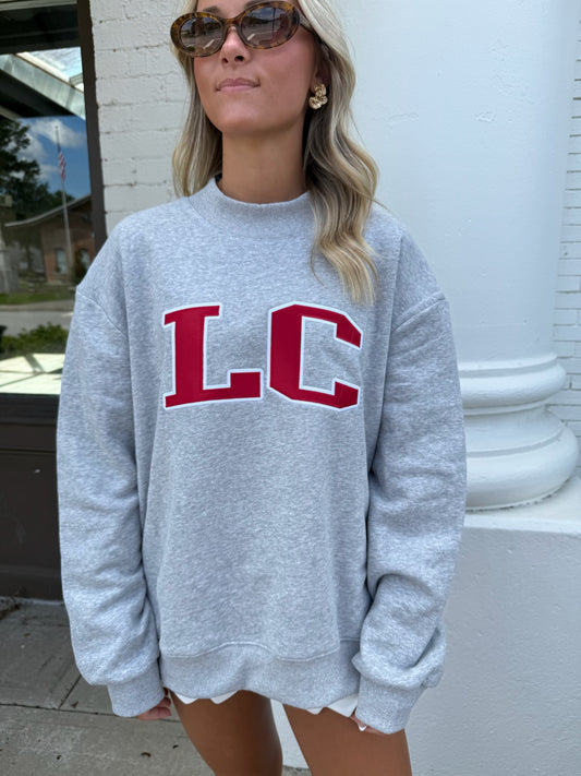 LC Mock Neck - Grey