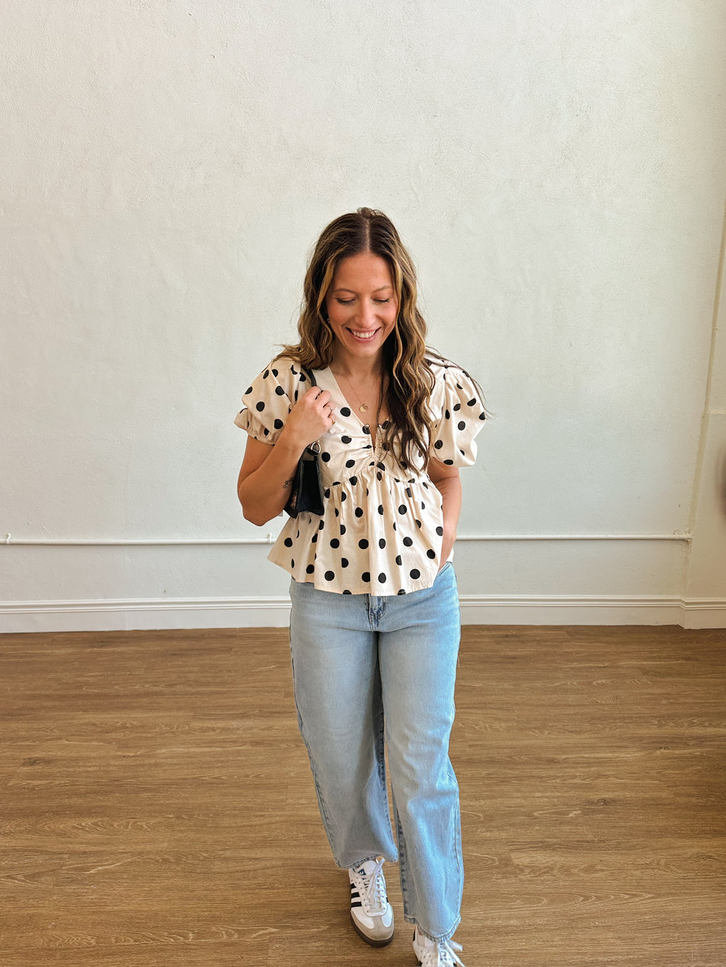 Polka Dot Blouse