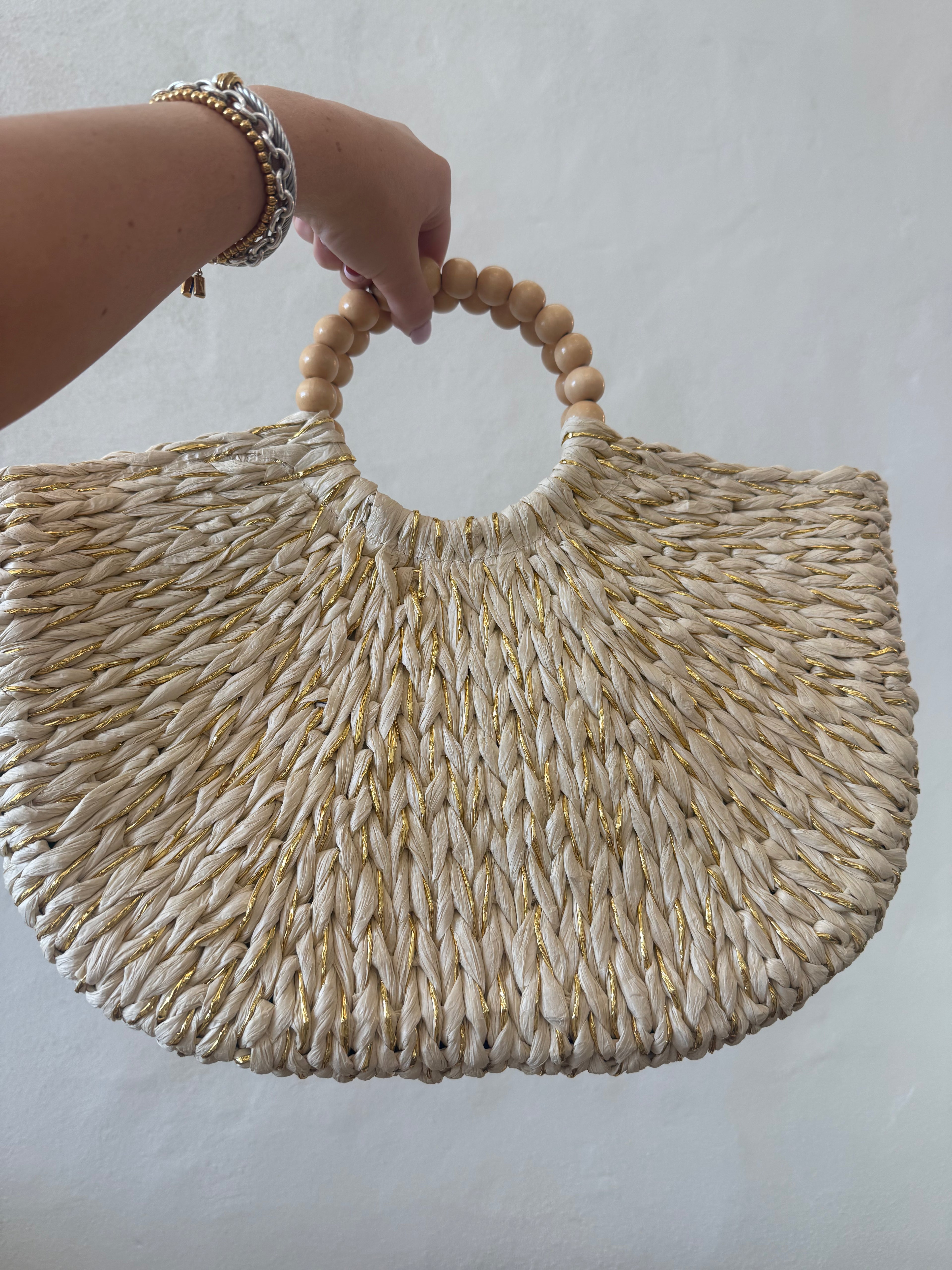 The Goldie Wicker Bag