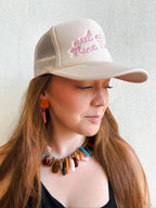 Chunky Rainbow Woven Bib Necklace