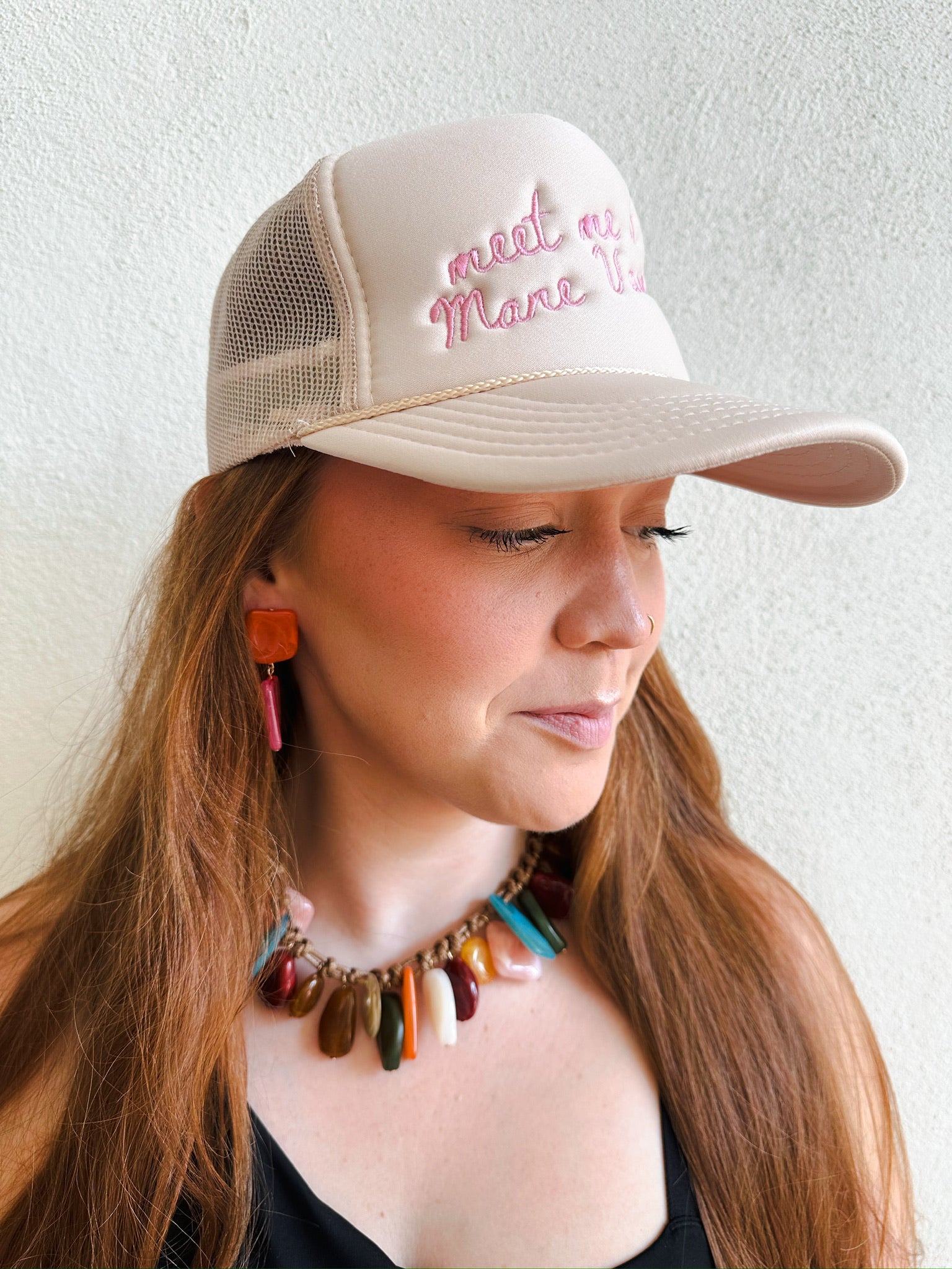 Chunky Rainbow Woven Bib Necklace