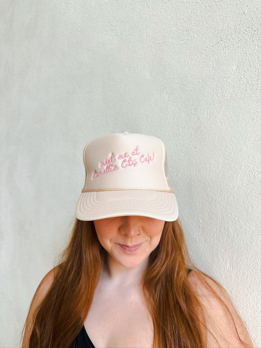 Meet me at Camellia City Cafe Hat
