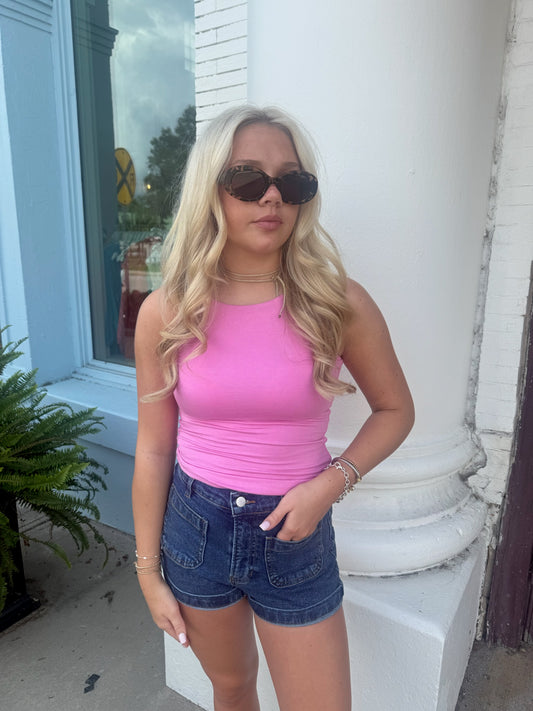 The Ellis Tank - Candy Pink