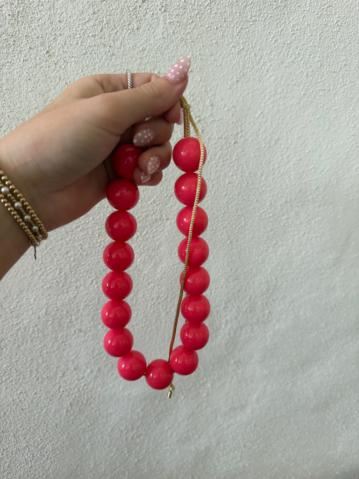 The Jensen Necklace - Coral