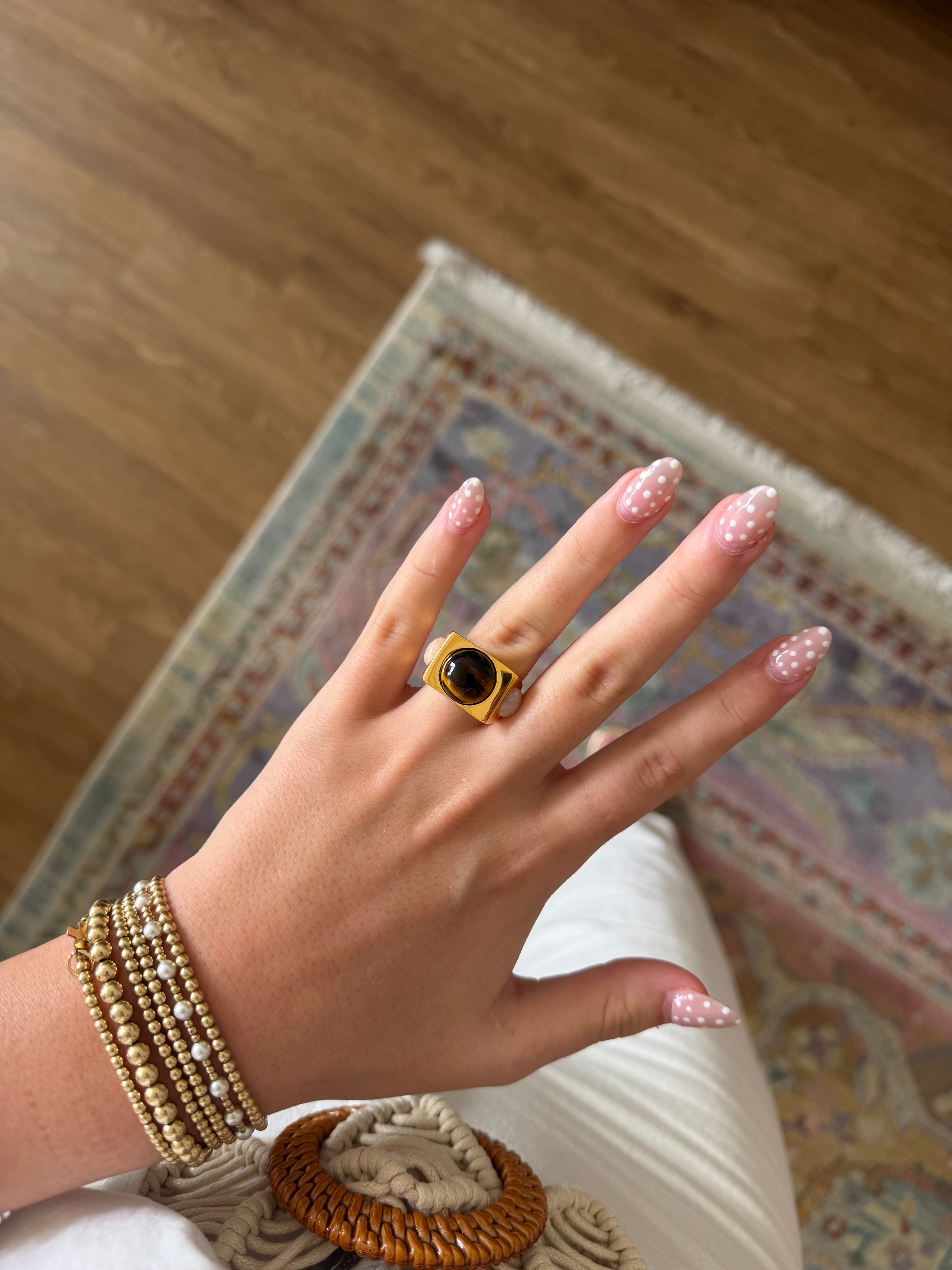 Lucas Jack Tigers Eye Ring