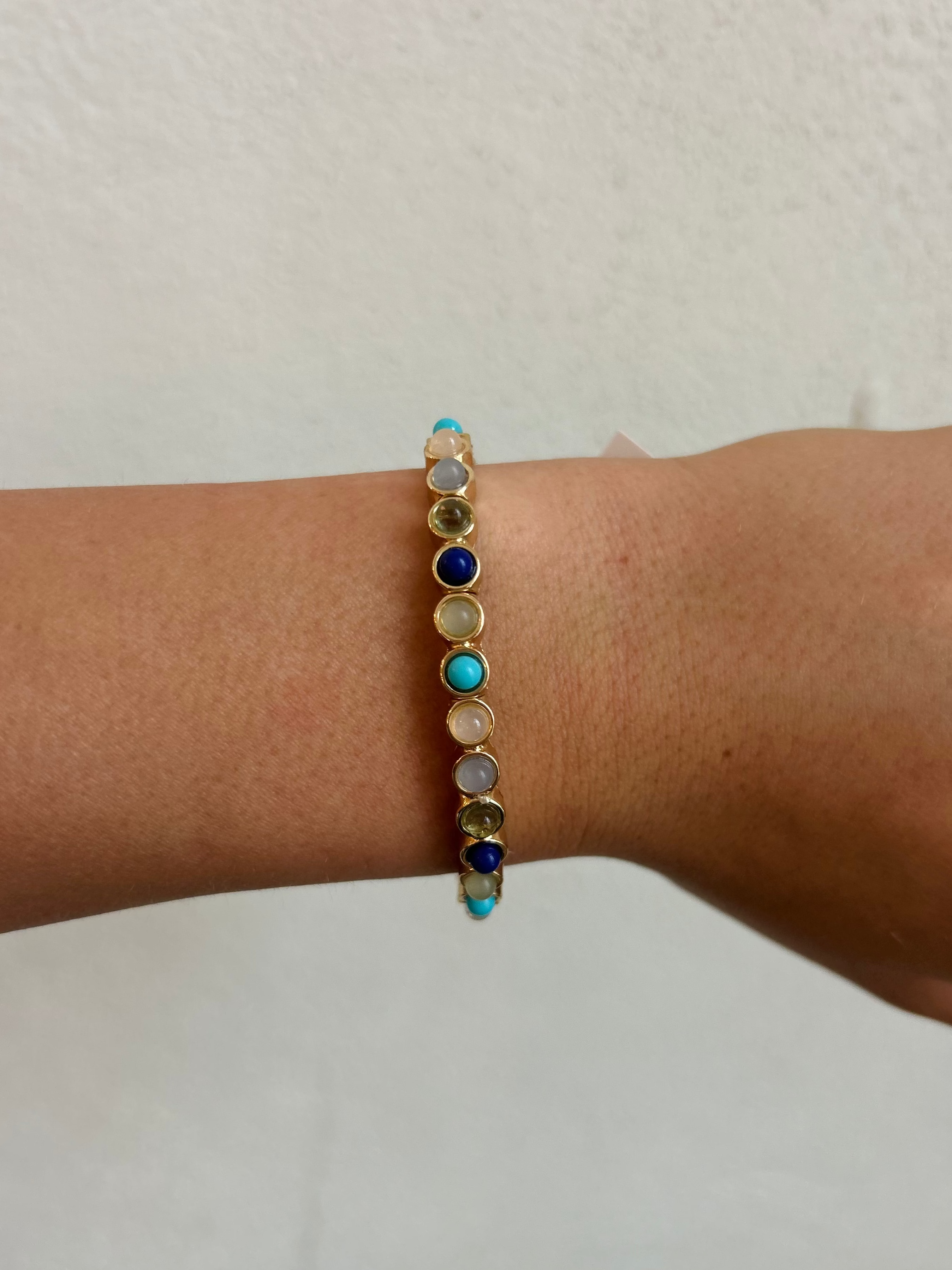 The Hope Stone Bracelet- Multi Blue