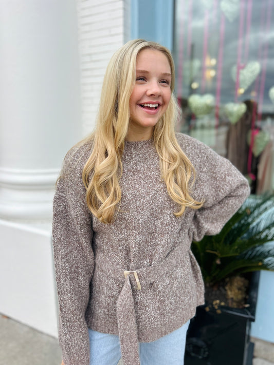 The Carolina Belted Tunic Sweater
