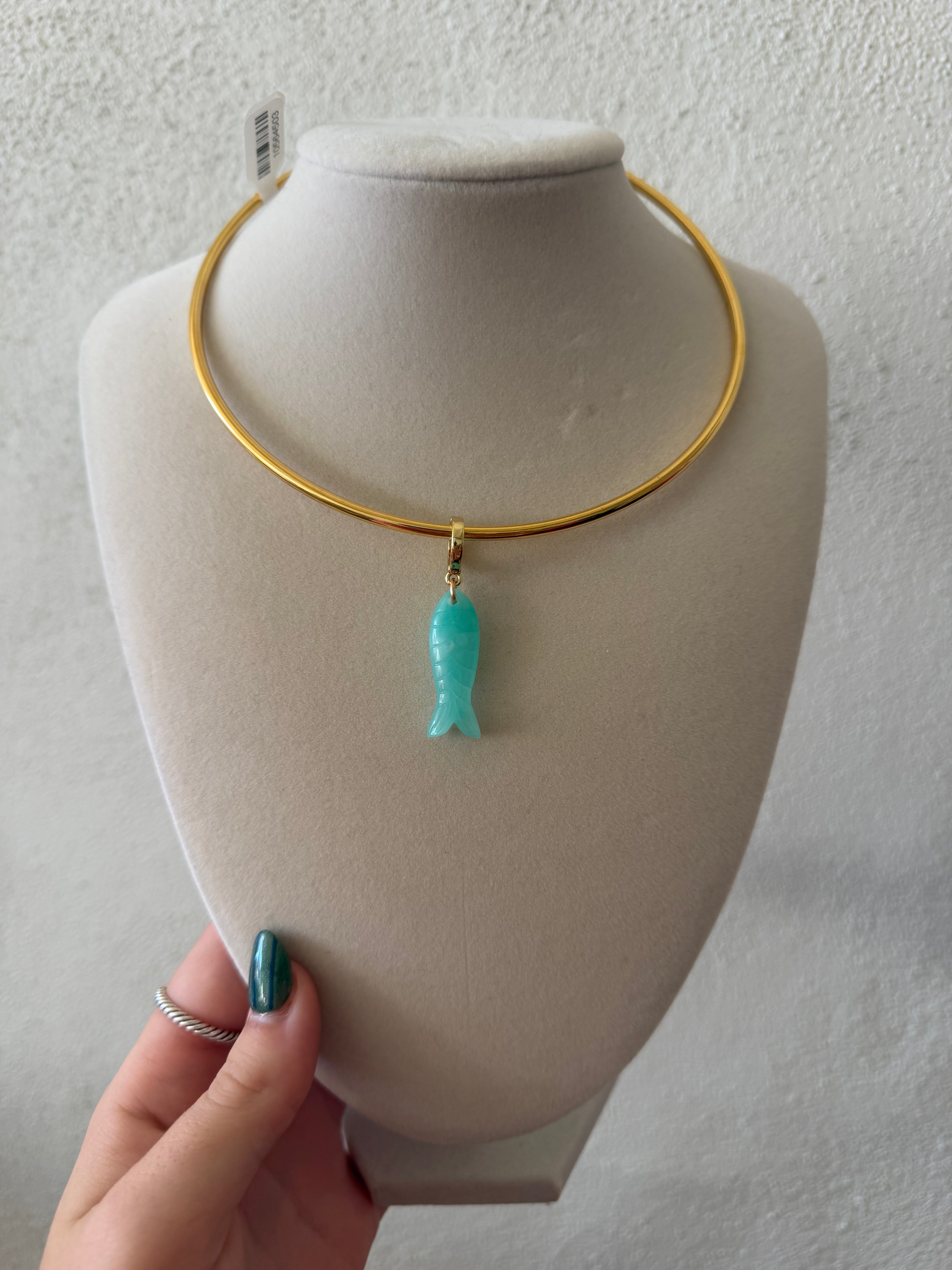 Knotty Bling - Green fish