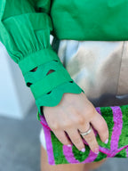 Ziana Button Down Shirt - Green