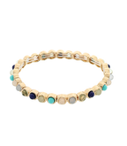 The Hope Stone Bracelet- Multi Blue