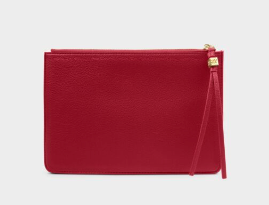 Tassel Charm Pouch- Red