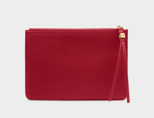 Tassel Charm Pouch- Red
