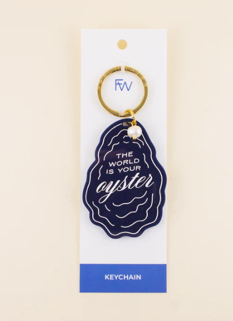 Pearl and Charm Keychain