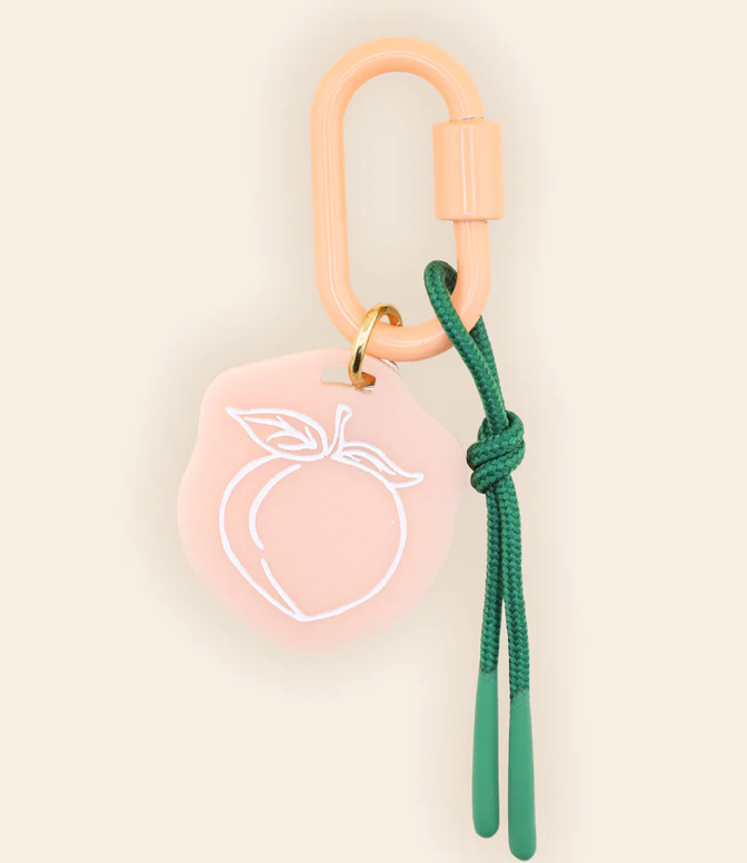 Peach Bag Charm