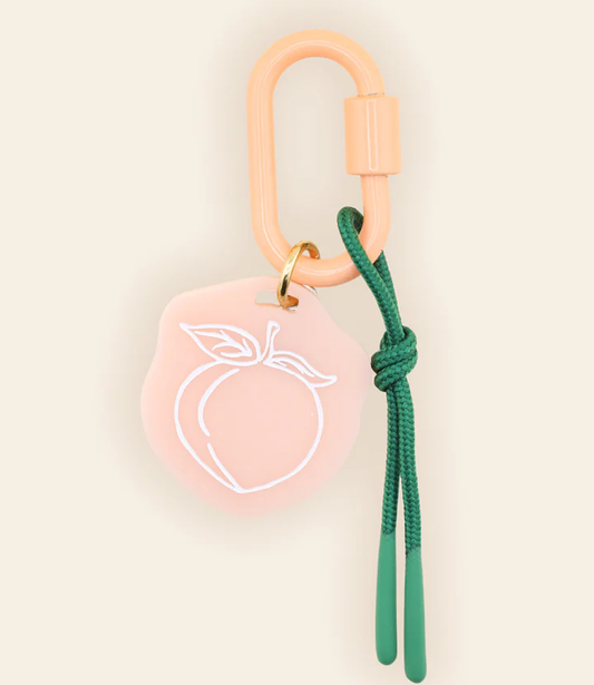 Peach Bag Charm