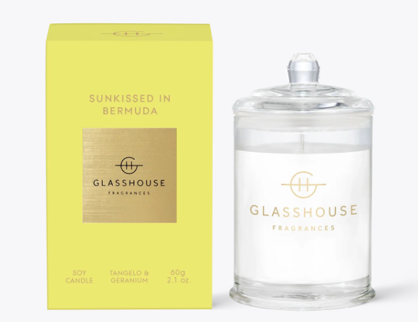 Glasshouse Candle- Sunkissed In Bermuda
