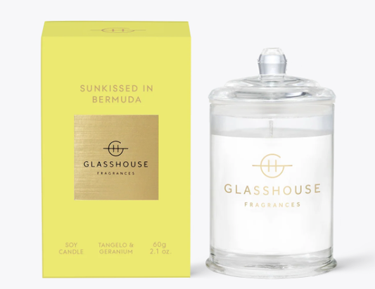 Glasshouse Candle- Sunkissed In Bermuda