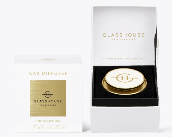 Glasshouse Car Diffuser- White