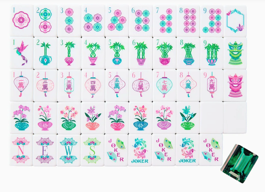 Emerald Mahjong Tiles