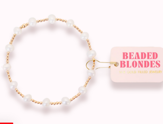 Lolo Pearl Bracelet in Gold