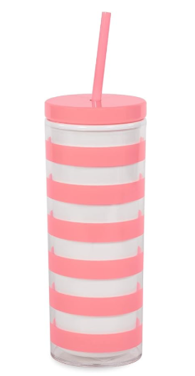 Kate Spade Tumbler with Straw -Terrace