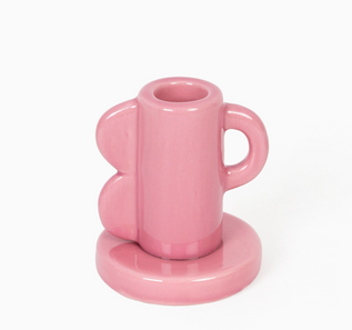 Waves Candle Holder- Magenta