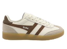 Gola Viper Leather Sneakers- Off White/Bone/ Otter/ Gum