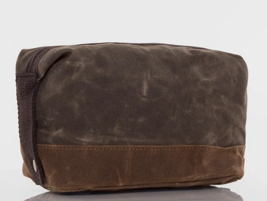 Mens Waxed Dopp Kit