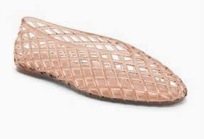 Jam Vinyl Ballet Flats - Mocha Jelly