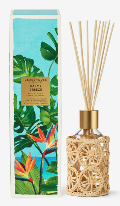 Glasshouse Candle Diffuser - Balmy Breeze