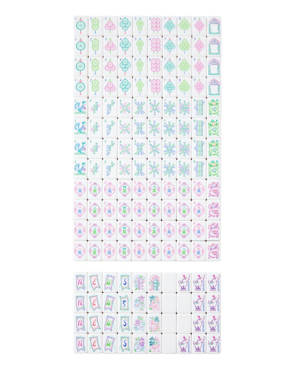 Amara Mahjong Tile Set