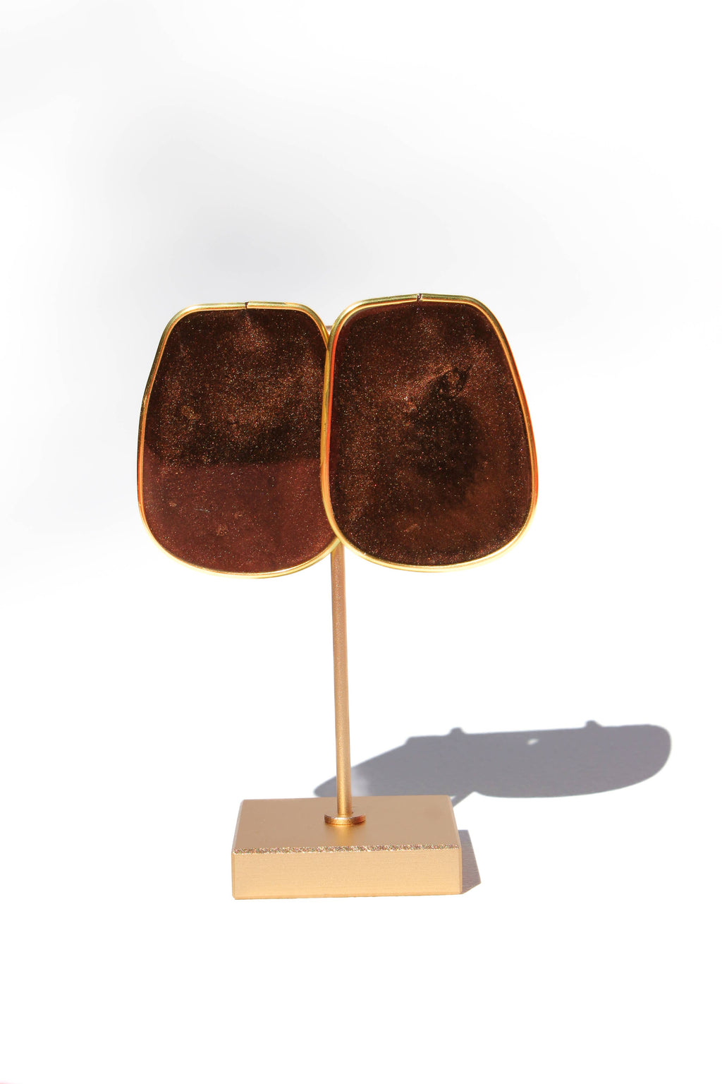 The Celia Earrings- Brown