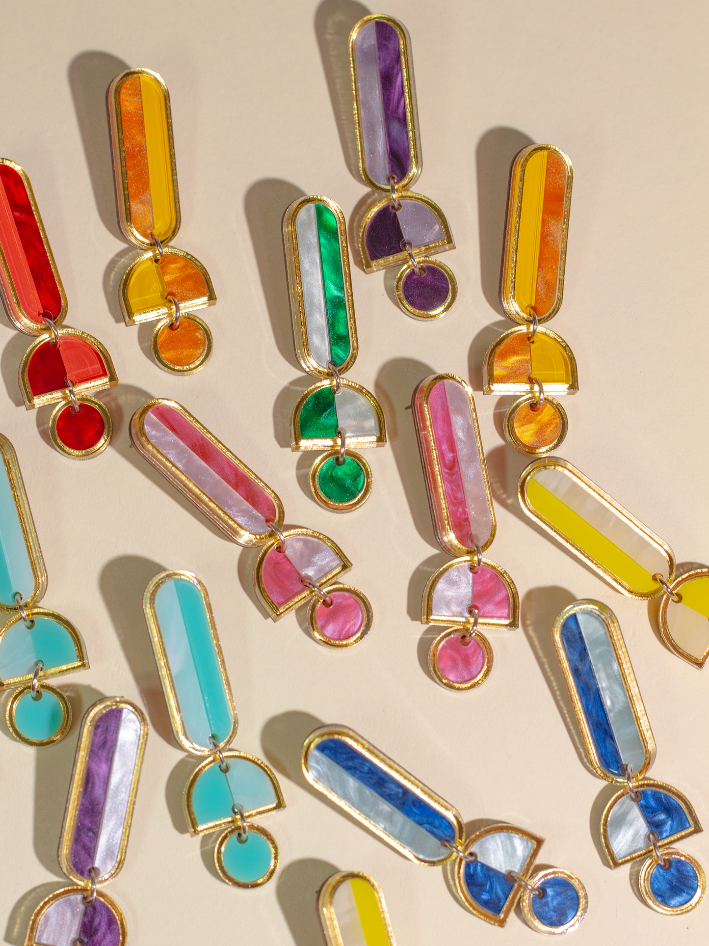 Lanie - Yellow Dangle Earrings