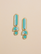 Lanie - Turquoise Dangle Earrings