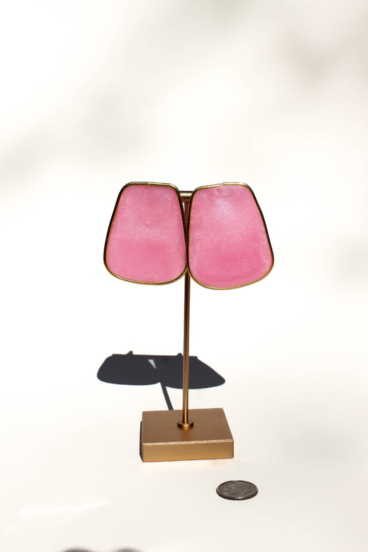 The Celia Earrings- Pink